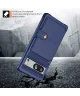 Google Pixel 8a 3 in 1 Back Cover Portemonnee Hoesje Blauw