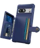 Google Pixel 8a 3 in 1 Back Cover Portemonnee Hoesje Blauw