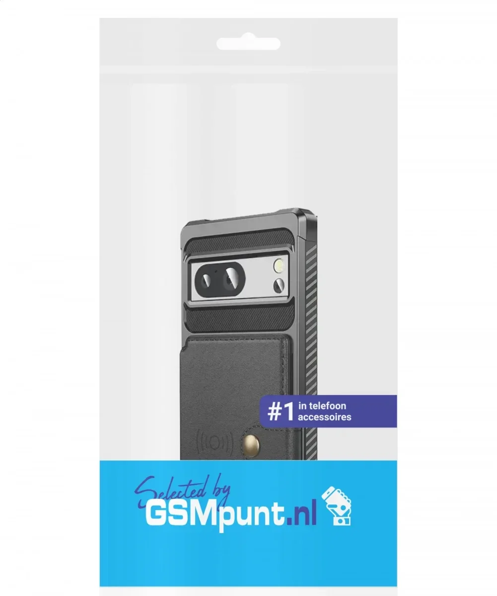 Google Pixel 9 / 9 Pro 3 in 1 Back Cover Portemonnee Hoesje Zwart afbeelding 3
