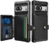 Google Pixel 9 / 9 Pro 3 in 1 Back Cover Portemonnee Hoesje Zwart afbeelding 1