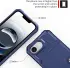 Apple iPhone 16e 3 in 1 Back Cover Portemonnee Hoesje Blauw afbeelding 6