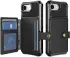Apple iPhone 16e 3 in 1 Back Cover Portemonnee Hoesje Zwart