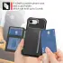 Apple iPhone 16e 3 in 1 Back Cover Portemonnee Hoesje Zwart afbeelding 5