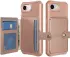 Apple iPhone 16e 3 in 1 Back Cover Portemonnee Hoesje Roze