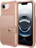 Apple iPhone 16e 3 in 1 Back Cover Portemonnee Hoesje Roze afbeelding 2