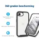 Apple iPhone 16e Hoesje Full Protect 360° Cover Hybride Zwart