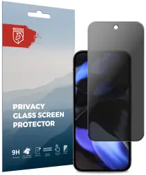 Rosso Google Pixel 9 9H Tempered Glass Screen Protector Privacy