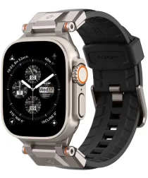 Spigen DuraPro Armor PU - Apple Watch 1-9/SE/Ultra Bandje - 49/45/44/42MM Zwart