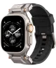 Spigen DuraPro Armor PU - Apple Watch 1-9/SE/Ultra Bandje - 49/45/44/42MM Zwart