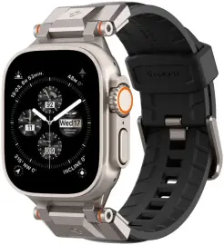 Spigen DuraPro - Apple Watch 1-10/SE/Ultra Bandje - 49/46/45/44/42MM Zwart
