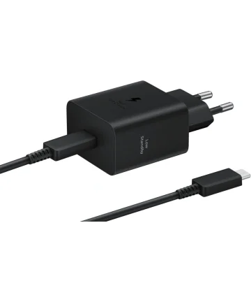 Originele Samsung 45W Efficiency Adapter met USB-C Kabel 1.8 Meter 5A Zwart Opladers