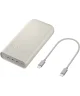 Originele Samsung 45W Fast Charge Trio USB-C Powerbank 20.000 mAh Beige