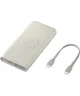 Originele Samsung 25W Wireless Powerbank met USB-C 10.000 mAh Beige