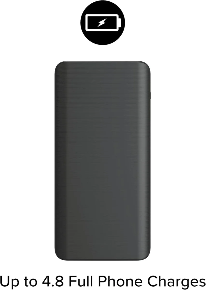 Mophie Essentials Powerstation 20.000 mAh USB-A/USB-C Powerbank Zwart afbeelding 2