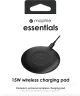 Mophie Essentials Wireless Charger Pad 15W Draadloze Oplader Zwart