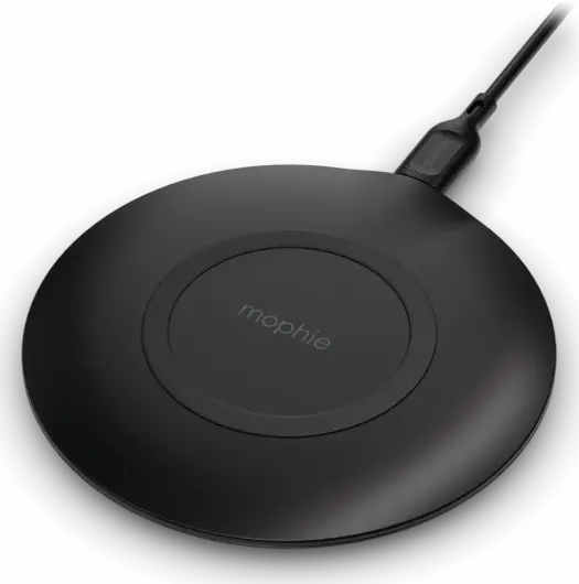 Mophie Essentials Wireless Charger Pad 15W Draadloze Oplader Zwart afbeelding 1