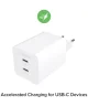 Mophie Essentials 50W USB-C Oplader Power Delivery Snellader Wit