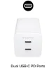 Mophie Essentials 50W USB-C Oplader Power Delivery Snellader Wit