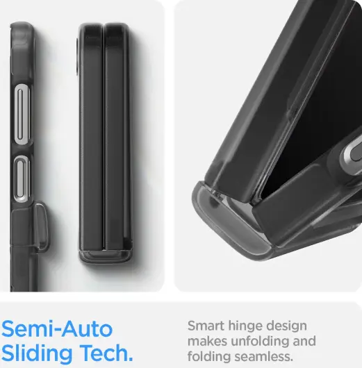 Spigen Ultra Hybrid Pro Samsung Galaxy Z Flip 6 Hoesje Back Cover Grijs afbeelding 5