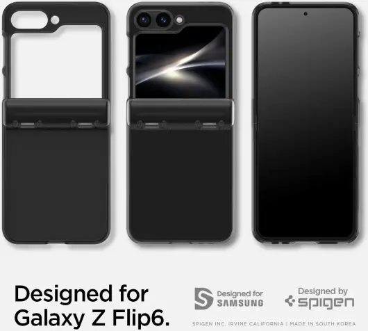Spigen Ultra Hybrid Pro Samsung Galaxy Z Flip 6 Hoesje Back Cover Grijs afbeelding 8