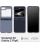 Spigen Ultra Hybrid Pro Samsung Galaxy Z Flip 6 Hoesje Back Cover Blauw