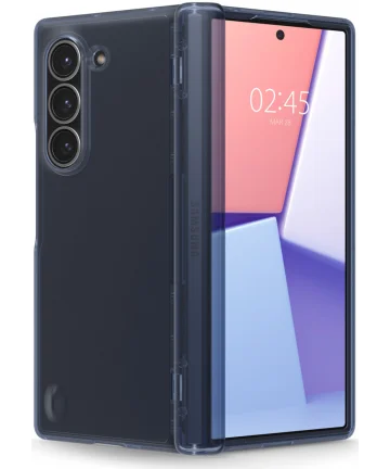 Spigen Ultra Hybrid Pro Samsung Galaxy Z Fold 6 Hoesje Back Cover Blauw Hoesjes