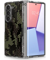 Spigen Ultra Hybrid Pro Samsung Galaxy Z Fold 6 Hoesje Back Cover Digital Camo