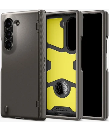 Spigen Slim Armor Pro Samsung Galaxy Z Fold 6 Hoesje Gunmetal Hoesjes