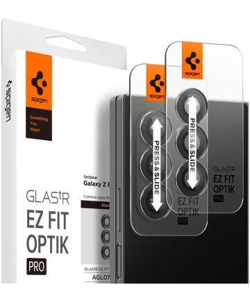 Spigen EZ Fit Optik Pro Samsung Z Fold 6 Camera Lens Protector Zwart (2-Pack) Screen Protectors