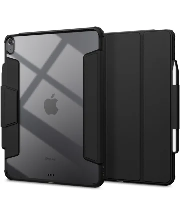 Spigen Air Skin Pro Apple iPad Air 13 (2024) Hoes Book Case Zwart Hoesjes