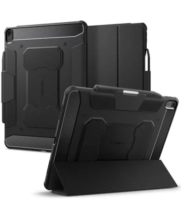 Spigen Rugged Armor Pro Apple iPad Air 13 (2024) Hoes Book Case Zwart Hoesjes