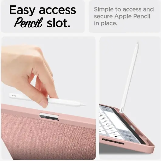 Spigen Urban Fit Apple iPad Air 13 (24/25) Hoes Book Case Roze afbeelding 5