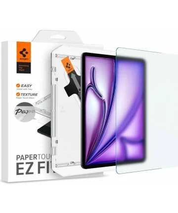 Spigen Paper Touch Apple iPad Air 13 (2024) Screen Protector met Montageframe Screen Protectors