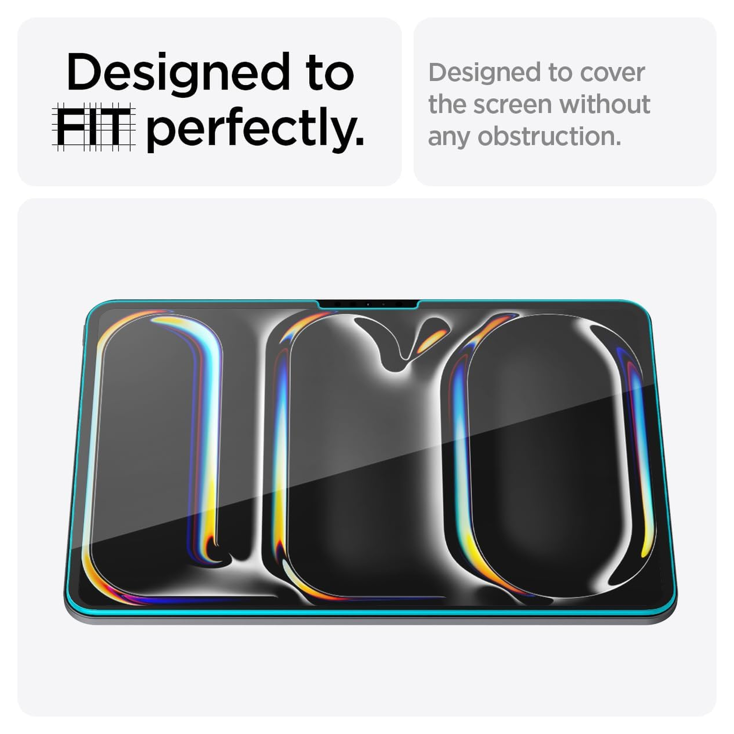 Spigen EZ Fit GLAS.tR iPad Pro 11 (2024/2025) Screen Protector 1-Pack afbeelding 5