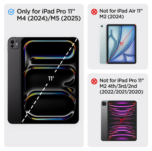 Spigen EZ Fit GLAS.tR iPad Pro 11 (2024/2025) Screen Protector 1-Pack afbeelding 2