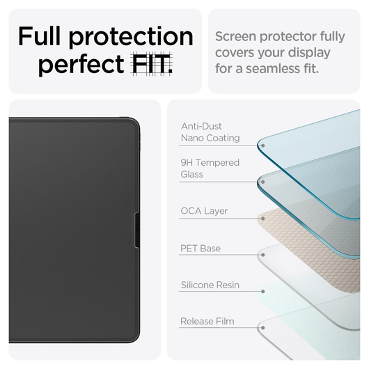 Spigen Paper Touch iPad Pro 11 (2024/2025) Screen Protector met Montageframe afbeelding 7