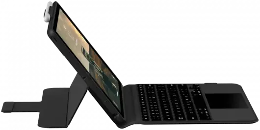 Urban Armor Gear iPad 10.2 (2021/2020/2019) Toetsenbord Hoes met Trackpad Zwart afbeelding 5