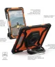 UAG Plasma iPad 10.2 (2021/2020) Hoes Ingebouwde Screen Protector Zwart Oranje