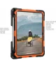 UAG Plasma iPad 10.9 (2022) Hoes met Ingebouwde Screen Protector Zwart Oranje