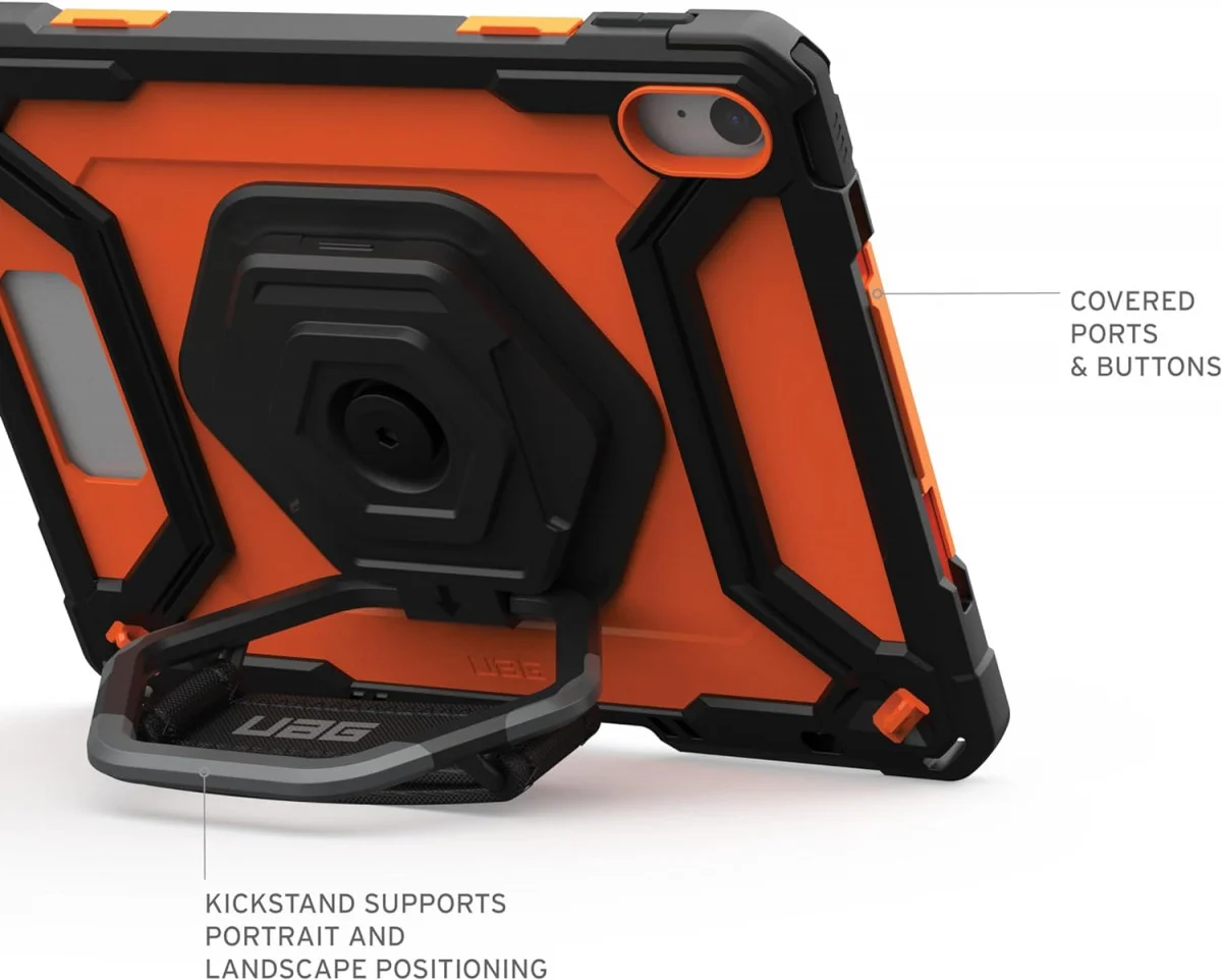 UAG Plasma iPad 11 (2025)/10.9 (2022) Hoes met Ingebouwde Screenprotector Oranje afbeelding 4