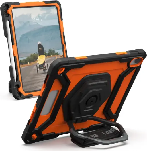 UAG Plasma iPad 11 (2025)/10.9 (2022) Hoes met Ingebouwde Screenprotector Oranje afbeelding 1