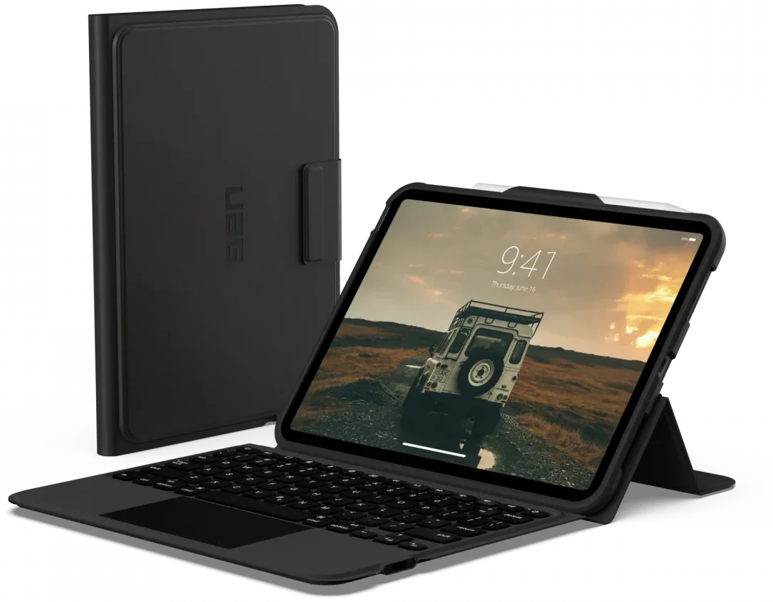 UAG Apple iPad 11 (2025) / 10.9 (2022) Toetsenbord Hoes met Trackpad Zwart afbeelding 1