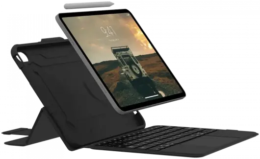 UAG Apple iPad 11 (2025) / 10.9 (2022) Toetsenbord Hoes met Trackpad Zwart afbeelding 2