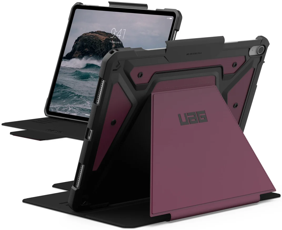 Urban Armor Gear Metropolis SE Apple iPad Air 13 (24/25) Hoes Book Case Rood afbeelding 1