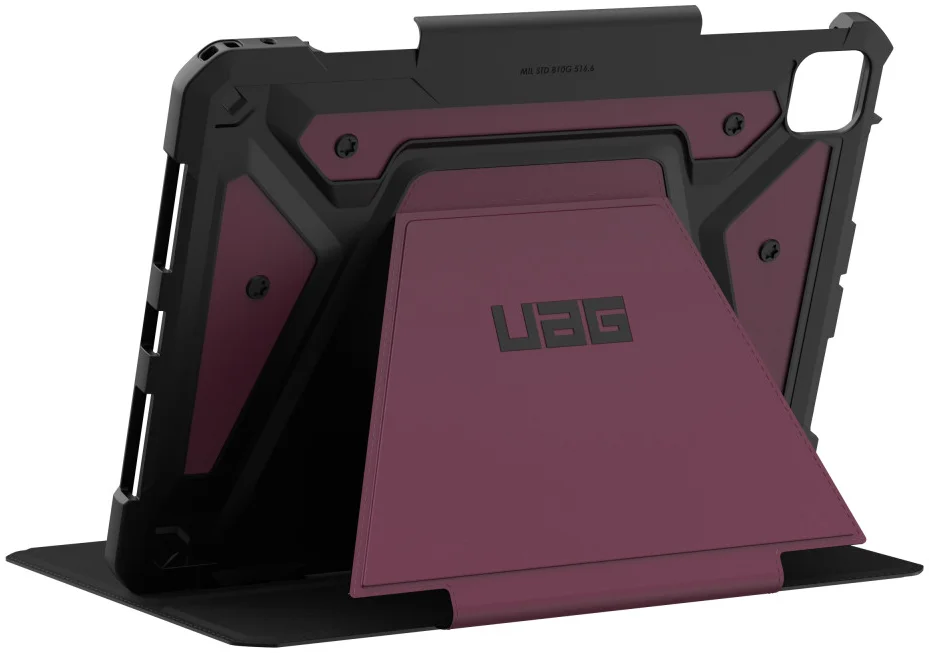Urban Armor Gear Metropolis SE Apple iPad Pro 11 (2024) Hoes Book Case Rood afbeelding 9
