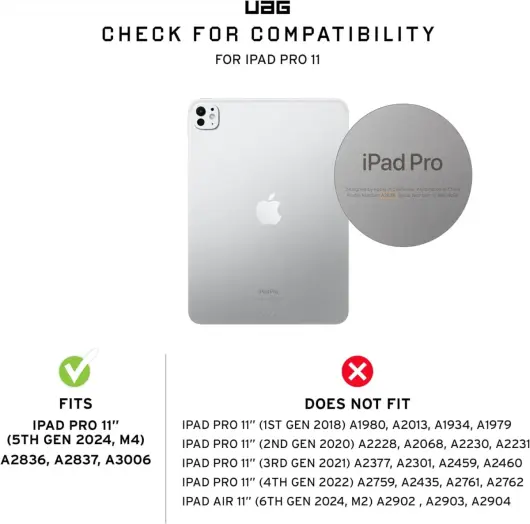 Urban Armor Gear Metropolis Apple iPad Pro 11 (2024) Hoesje Zwart afbeelding 11