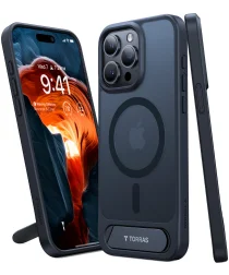 TORRAS UPro Pstand MagSafe iPhone 15 Pro Max Hoesje Kickstand Zwart