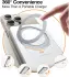 TORRAS Magnetische MagSafe Powerbank 5.000 mAh met 360° Standaard 15W Wit afbeelding 3