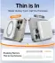 TORRAS Magnetische MagSafe Powerbank 5.000 mAh met 360° Standaard 15W Wit afbeelding 5