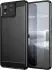 Asus Zenfone 11 Ultra Hoesje Geborsteld TPU Flexibele Back Cover Zwart afbeelding 1